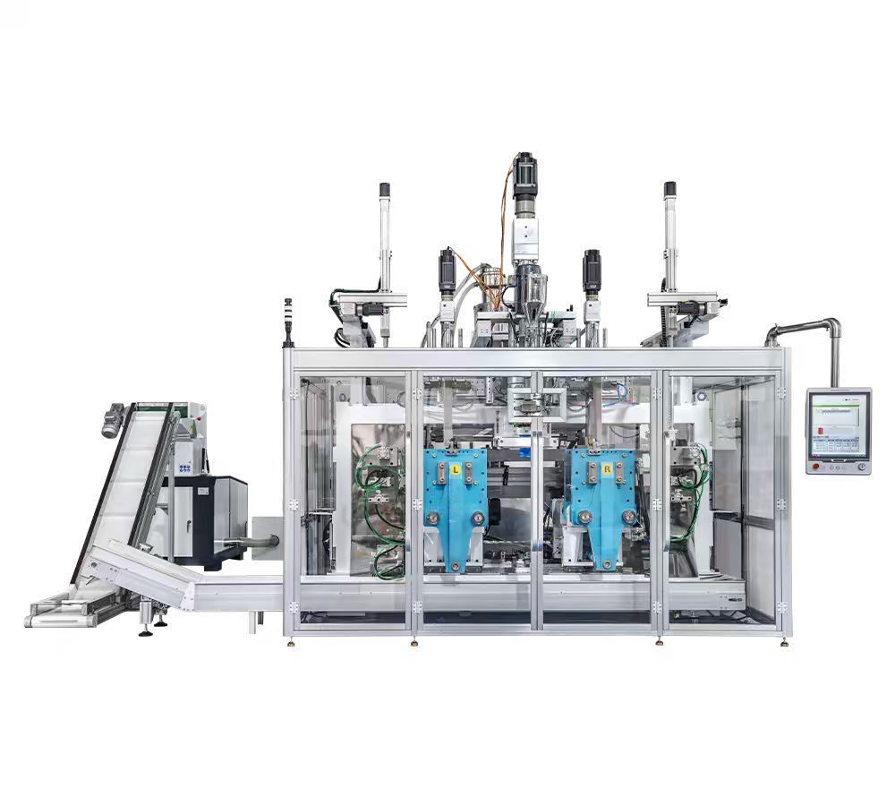 Latest company case about Vietnam Client Orders 2 Fully Electric KE5D Blow Molding Machines at CHINAPLAS, One Now in Production