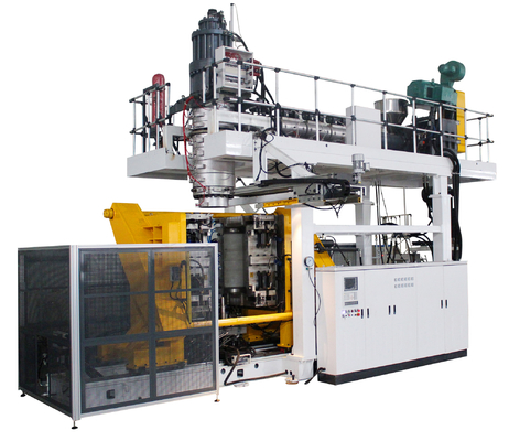 200L Single / Double L Ring Plastic Drum Blow Molding Machine For Chemical Commodity Foodstuff
