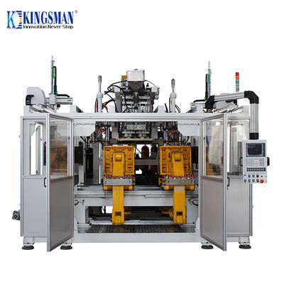 High Speed Double Station Blow Moulding Machine , Jerry Can Blow Molding Machine